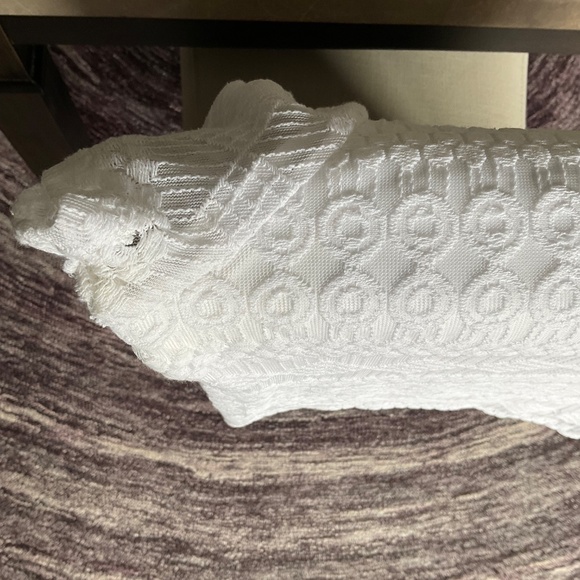 Alfred Dunner Beaded Neckline Short sleeve blouse with lining - Picture 5 of 5